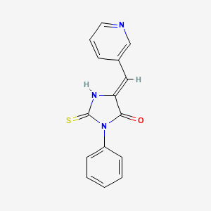 3-Phenyl-5-(pyridin-3-ylmethylidene)-2-thioxoimidazolidin-4-one