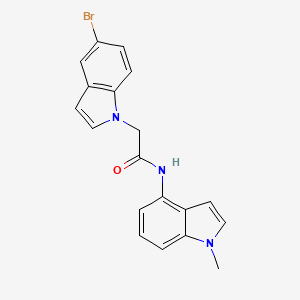 2-(5-bromo-1H-indol-1-yl)-N-(1-methyl-1H-indol-4-yl)acetamide