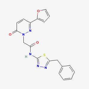 N-(5-benzyl-1,3,4-thiadiazol-2-yl)-2-(3-(furan-2-yl)-6-oxopyridazin-1(6H)-yl)acetamide