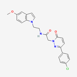 2-[3-(4-chlorophenyl)-6-oxopyridazin-1(6H)-yl]-N-[2-(5-methoxy-1H-indol-1-yl)ethyl]acetamide