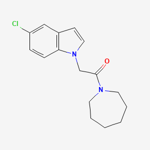 1-(azepan-1-yl)-2-(5-chloro-1H-indol-1-yl)ethanone