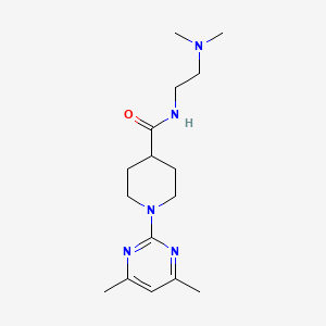 N-[2-(dimethylamino)ethyl]-1-(4,6-dimethylpyrimidin-2-yl)piperidine-4-carboxamide