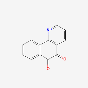 molecular formula C13H7NO2 B1216598 Benzo[h]quinoline-5,6-dione CAS No. 65938-98-9