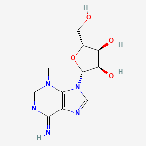 molecular formula C11H15N5O4 B1216616 3-Methyladenosine CAS No. 72055-62-0