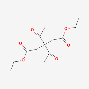 molecular formula C13H20O6 B12166222 Diethyl 3,3-diacetylpentanedioate CAS No. 53727-78-9