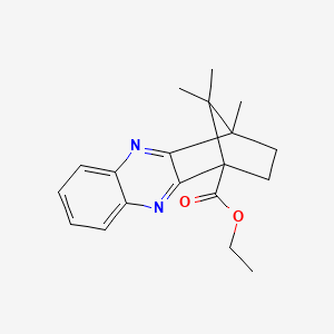 molecular formula C19H22N2O2 B12166302 ethyl 4,11,11-trimethyl-3,4-dihydro-1,4-methanophenazine-1(2H)-carboxylate 