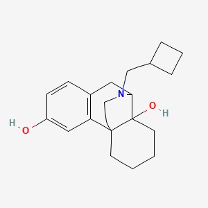 molecular formula C21H29NO2 B1216638 Torbugesic 