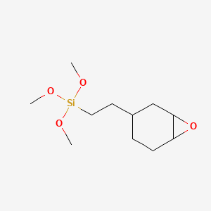 molecular formula C11H22O4Si B1216649 2-(3,4-Epoxycyclohexyl)ethyltrimethoxysilane CAS No. 3388-04-3
