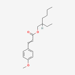 molecular formula C18H26O3 B1216657 辛辛酸酯 CAS No. 5466-77-3