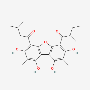 B1216677 psi-Rhodomyrtoxin CAS No. 24563-20-0