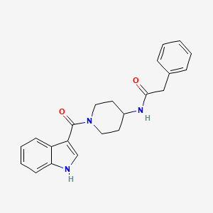 N-[1-(1H-indol-3-ylcarbonyl)piperidin-4-yl]-2-phenylacetamide