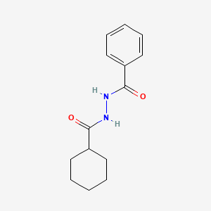 molecular formula C14H18N2O2 B12166826 N'-(cyclohexylcarbonyl)benzohydrazide 