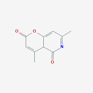 molecular formula C10H9NO3 B12166894 4,7-dimethyl-4aH-pyrano[3,2-c]pyridine-2,5-dione 