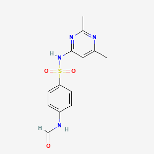B1216692 N2-Formylsulfisomidine CAS No. 795-13-1