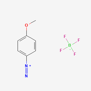B1216693 4-Methoxybenzenediazonium tetrafluoroborate CAS No. 459-64-3