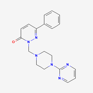 6-phenyl-2-{[4-(pyrimidin-2-yl)piperazin-1-yl]methyl}pyridazin-3(2H)-one