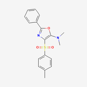 5-Oxazolamine, N,N-dimethyl-4-[(4-methylphenyl)sulfonyl]-2-phenyl-