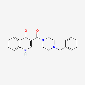 (4-Benzylpiperazin-1-yl)(4-hydroxyquinolin-3-yl)methanone