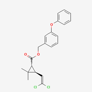 B1216744 trans-Permethrin CAS No. 51877-74-8