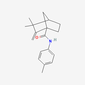 3,3-dimethyl-2-methylidene-N-(4-methylphenyl)bicyclo[2.2.1]heptane-1-carboxamide