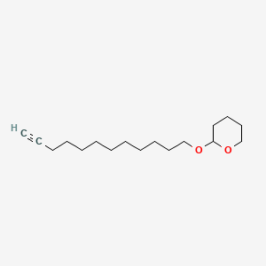 molecular formula C17H30O2 B12167511 2H-Pyran, 2-(11-dodecynyloxy)tetrahydro- CAS No. 71084-07-6