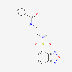 N-{2-[(2,1,3-benzoxadiazol-4-ylsulfonyl)amino]ethyl}cyclobutanecarboxamide