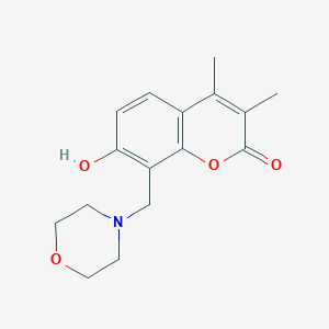 7-hydroxy-3,4-dimethyl-8-(morpholin-4-ylmethyl)-2H-chromen-2-one