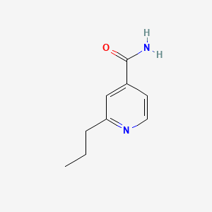 molecular formula C9H12N2O B1216776 2-Propylisonicotinamide CAS No. 80944-48-5