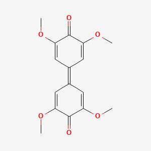 molecular formula C16H16O6 B1216784 Cerulignone CAS No. 493-74-3