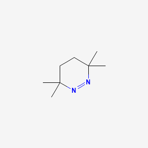 molecular formula C8H16N2 B1216793 3,4,5,6-Tetrahydro-3,3,6,6-tetramethylpyridazine CAS No. 19403-24-8