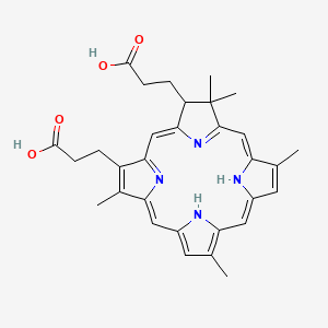 molecular formula C31H34N4O4 B1216799 Bonellin 