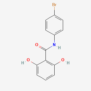 molecular formula C13H10BrNO3 B1216813 Resorantel CAS No. 20788-07-2
