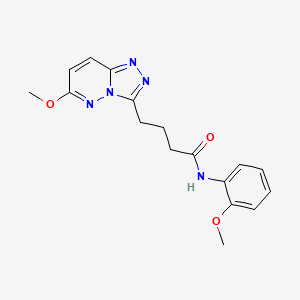 4-(6-methoxy-[1,2,4]triazolo[4,3-b]pyridazin-3-yl)-N-(2-methoxyphenyl)butanamide