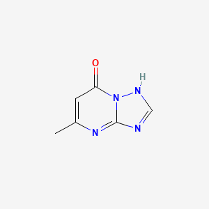 molecular formula C6H6N4O B1216822 5-Methyl-[1,2,4]triazolo[1,5-a]pyrimidin-7-ol CAS No. 2503-56-2