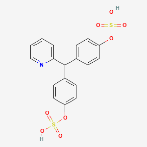 molecular formula C18H15NO8S2 B1216826 Picosulfuric acid CAS No. 10040-34-3