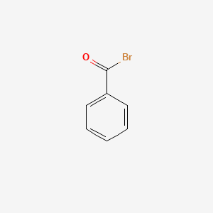 molecular formula C7H5BrO B1216830 Benzoyl bromide CAS No. 618-32-6