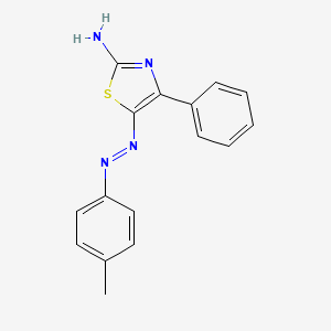 2-Thiazolamine, 5-[(4-methylphenyl)azo]-4-phenyl-