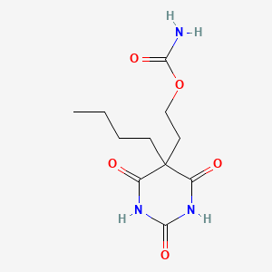 molecular formula C11H17N3O5 B1216833 Carbubarb CAS No. 960-05-4