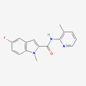 5-fluoro-1-methyl-N-(3-methylpyridin-2-yl)-1H-indole-2-carboxamide