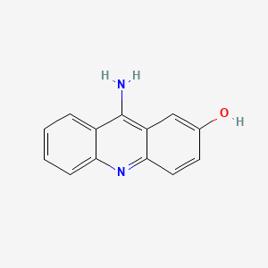 molecular formula C13H10N2O B1216840 9-Amino-2-hydroxyacridine CAS No. 7132-67-4