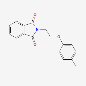 molecular formula C17H15NO3 B1216845 2-[2-(4-Methylphenoxy)ethyl]isoindole-1,3-dione 