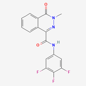 3-methyl-4-oxo-N-(3,4,5-trifluorophenyl)-3,4-dihydrophthalazine-1-carboxamide