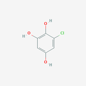 molecular formula C6H5ClO3 B1216859 6-Chlorobenzene-1,2,4-triol CAS No. 150097-90-8