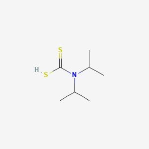 molecular formula C7H15NS2 B1216871 Diisopropyldithiocarbamate CAS No. 25022-55-3