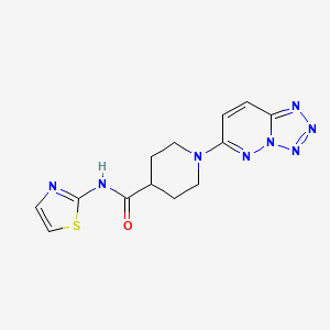 1-(tetrazolo[1,5-b]pyridazin-6-yl)-N-(thiazol-2-yl)piperidine-4-carboxamide