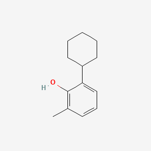 molecular formula C13H18O B12168749 2-Cyclohexyl-6-methylphenol CAS No. 4855-68-9