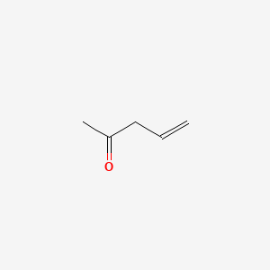 molecular formula C5H8O B1216878 4-戊烯-2-酮 CAS No. 13891-87-7
