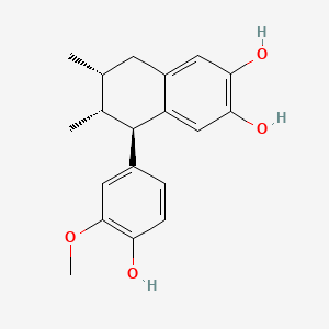 molecular formula C19H22O4 B1216884 Norisoguaiacin CAS No. 50376-42-6