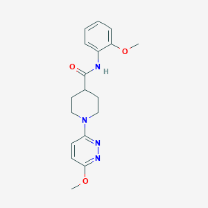 N-(2-methoxyphenyl)-1-(6-methoxypyridazin-3-yl)piperidine-4-carboxamide