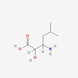 molecular formula C7H15NO3 B1216889 3-氨基-2-羟基-5-甲基己酸 CAS No. 62023-30-7